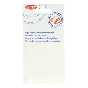 Opry Reparatiedoek Opstrijkbaar Wit (009)