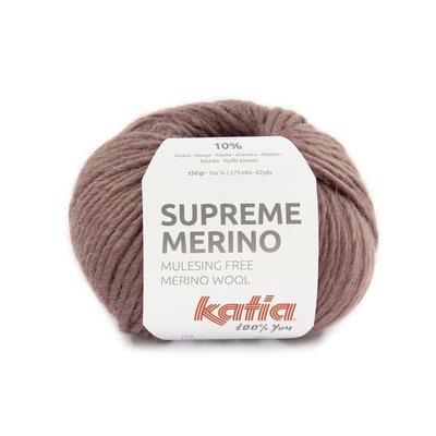 Katia Supreme Merino 100 - Donker Bleekrood