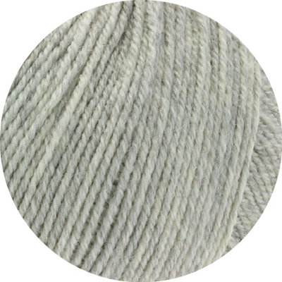 Lana Grossa Cool Wool Baby 206 - Licht Grijs Gemêleerd