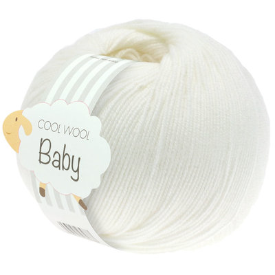 Lana Grossa Cool Wool Baby 207 - Wit