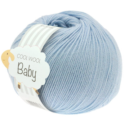 Lana Grossa Cool Wool Baby 208 - Licht Blauw