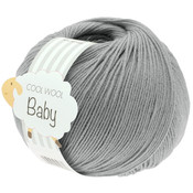 Lana Grossa Cool Wool Baby 241 - Licht Grijs