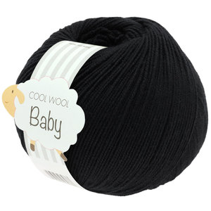 Lana Grossa Cool Wool Baby 278 - Zwart