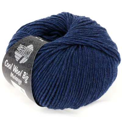 Lana Grossa Cool Wool Big 655 - Donker Blauw