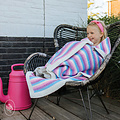 Durable Haakpakket Happy Unicorn Stripes Blanket