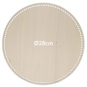 Scheepjes Houten Tasbodem Rond 28 cm