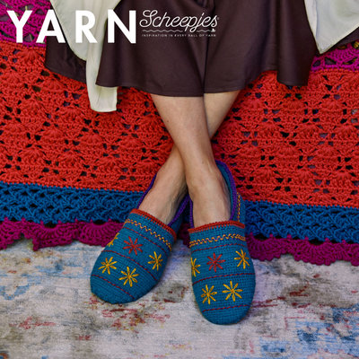 Scheepjes Garenpakket: Boudoir Slippers - Yarn 12