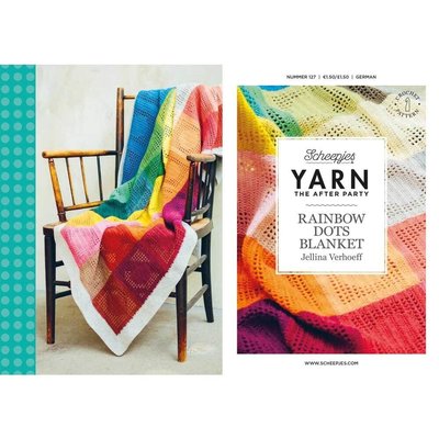 Scheepjes Yarn afterparty 127: Rainbow Dots Blanket