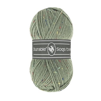 Durable Soqs Tweed 402 - Seagrass