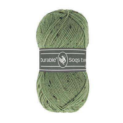 Durable Soqs Tweed 424 - Saxon Green