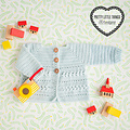 Scheepjes Haakpakket: Puff Stitch Baby Cardigan