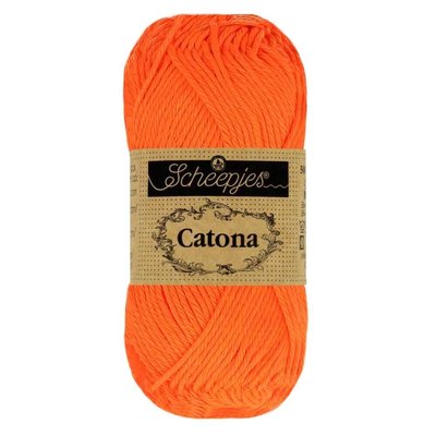 Scheepjes Catona 10 gram - 603 - Neon Orange