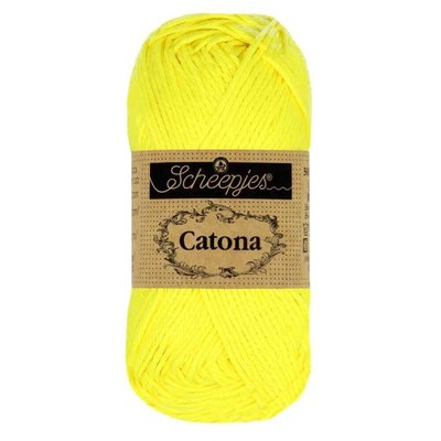 Scheepjes Catona 25 gram - 601 - Neon Yellow