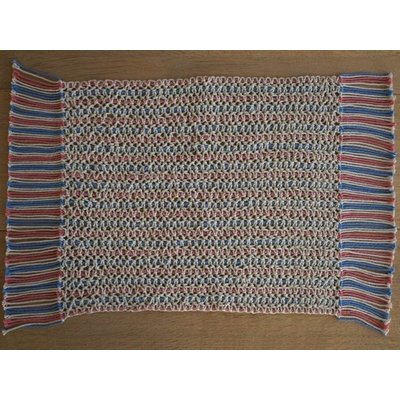 Durable Knooppakket: Peach and Blue Placemat