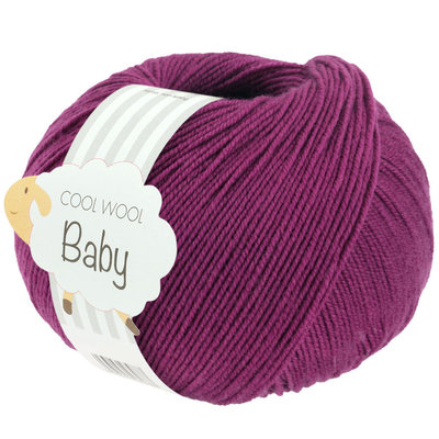 Lana Grossa Cool Wool Baby 296 - Rood Violet