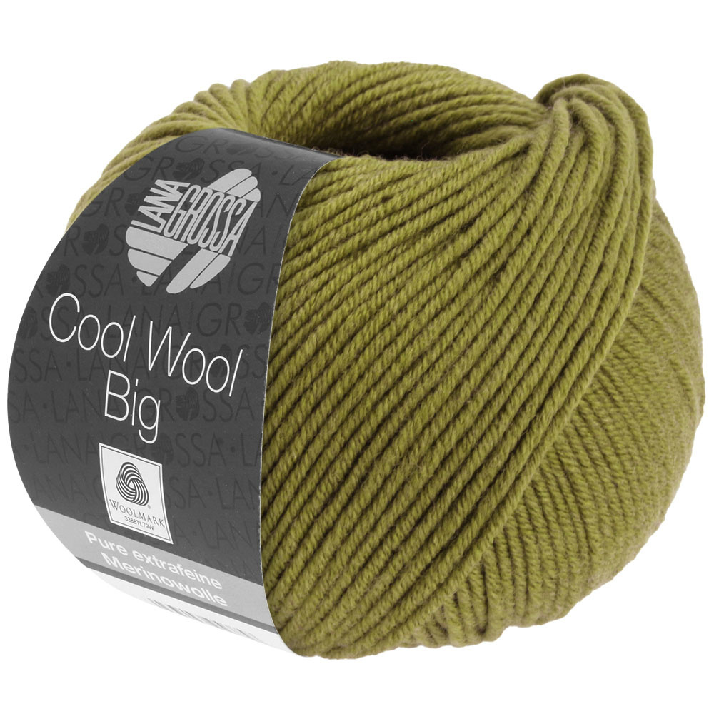 toevoegen aan Massage cache Lana Grossa Cool Wool Big 1006 - Licht olijfgroen - Wolmagazijn