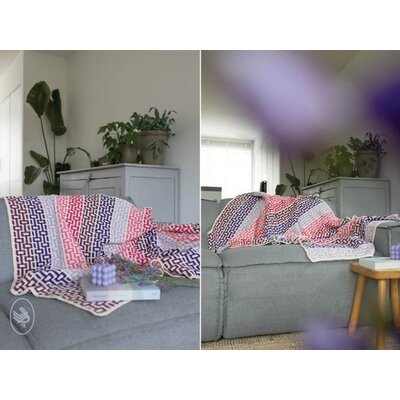 Durable Haakpakket: Block Party Mosaic Blanket