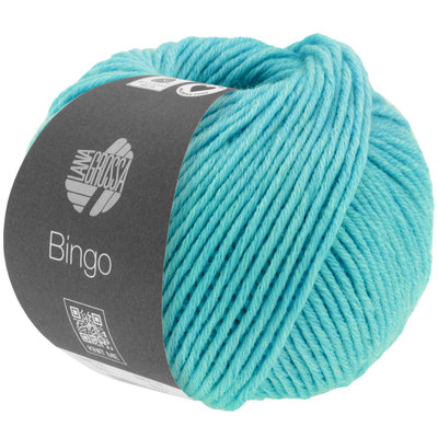 Lana Grossa Bingo Melange (We Care) 1017 - Turquoise gemeleerd