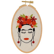 Vervaco Borduurpakket Vrij Borduren: Frida