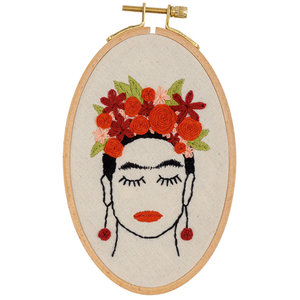Vervaco Borduurpakket Vrij Borduren: Frida