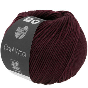 Lana Grossa Cool Wool 1404-Zwartrood Gemêleerd