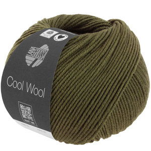 Lana Grossa Cool Wool 1408 - Olijf Gemêleerd