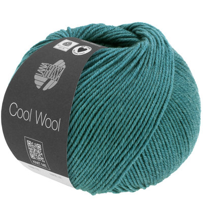 Lana Grossa Cool Wool 1410 - Petrol Gemêleerd