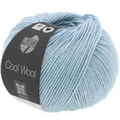 Lana Grossa Cool Wool 1420 - Licht Blauw Gemêleerd