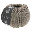 Lana Grossa Cool Wool 1421 - Grijs Bruin Gemêleerd