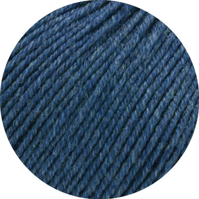 Lana Grossa Cool Wool 1490 - Donker Blauw Gemêleerd