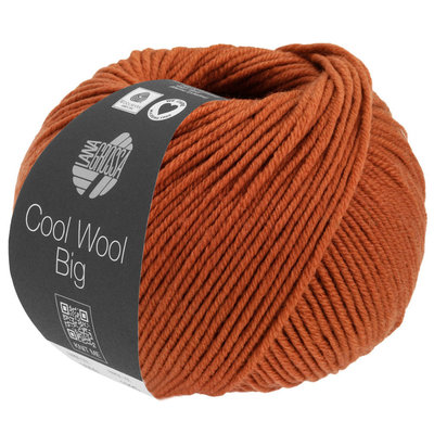 Lana Grossa Cool Wool Big 1608 - Roodoranje Gemêleerd