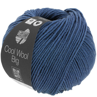 Lana Grossa Cool Wool Big 1655 - Donker Blauw Gemêleerd