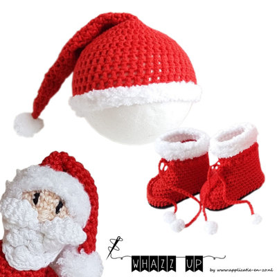 Whazz Up Garenpakket: Newborn Set Kerst - Whazz Up