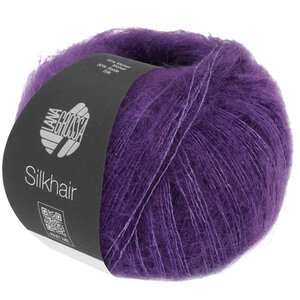 Lana Grossa Silkhair 193 - Donker violet