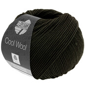 Lana Grossa Cool Wool 2104 - Zwartgroen