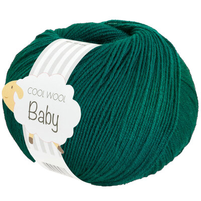 Lana Grossa Cool Wool Baby 320 - Donkergroen