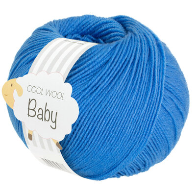 Lana Grossa Cool Wool Baby 322 - Korenbloem blauw