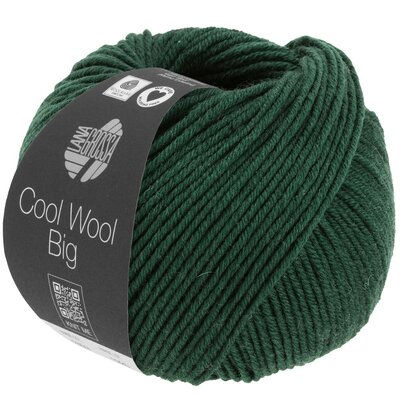 Lana Grossa Cool Wool Big 1625 - Donkergroen Gemêleerd