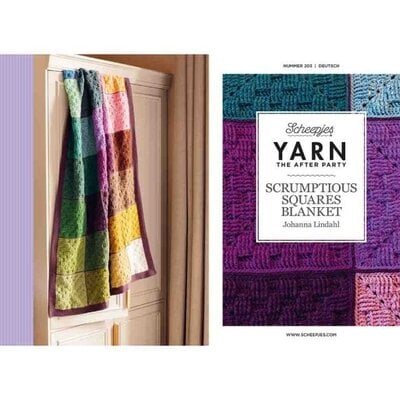 Scheepjes Yarn afterparty 203: Scrumptious Squares Blanket