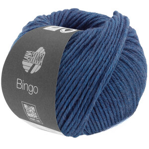 Lana Grossa Bingo Melange (We Care) 1030 - Blauw gemêleerd