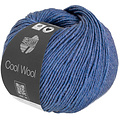 Lana Grossa Cool Wool 1427 - Blauw Gemêleerd