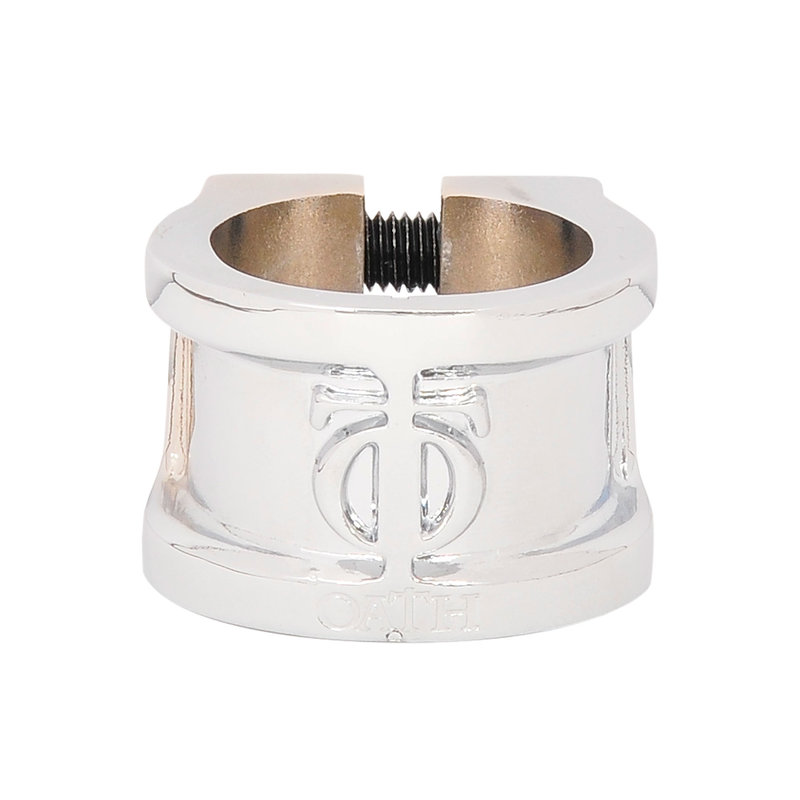 Oath Components Cage V2 Double Clamp Neo Silver
