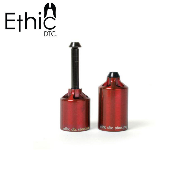 Ethic DTC  Steel Pegs Red