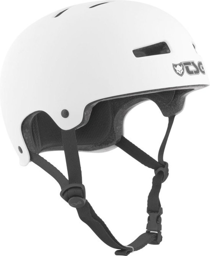 TSG Evolution Helm Solid Satin White