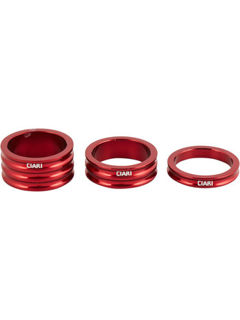 Ciari Anelli Headset spacer set red