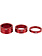 Ciari Anelli Headset spacer set red