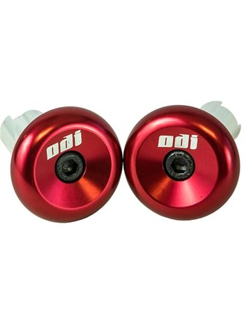 ODI Bar-ends Alloy Red