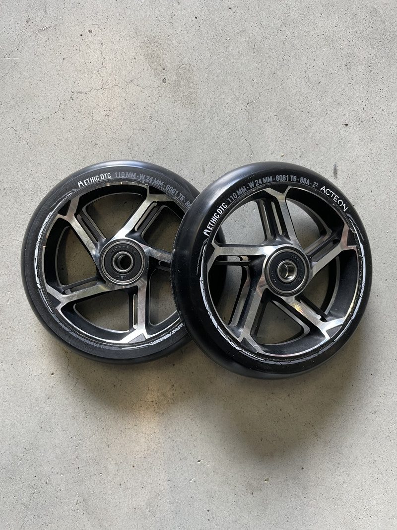 Ethic DTC  Acteon Wheels Black/Chrome