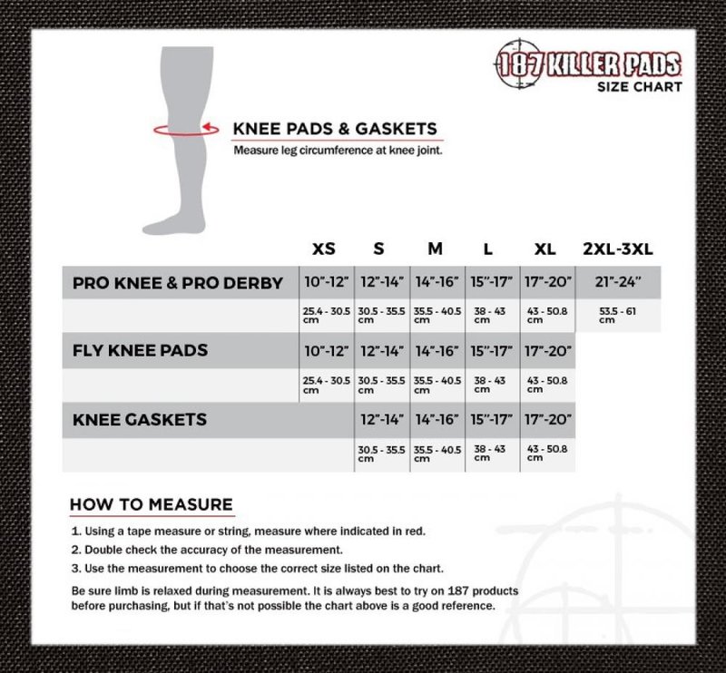 Killer Pads Knee Gasket Black