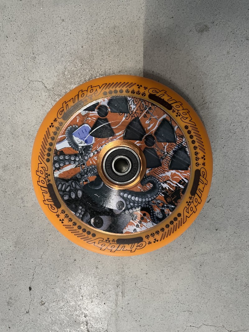 Chubby  Lab Wheels Orange